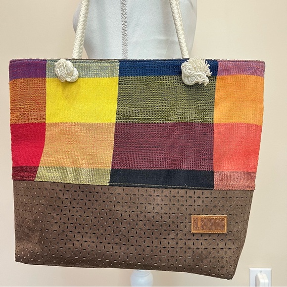 El Salvador Colourful Souvenir Tote Bag - Picture 2 of 14